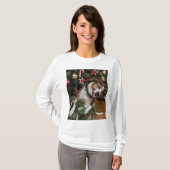 Perro Festivo: Listo para el Árbol Tシャツ (正面フル)