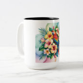 Perroquet exotique ツートーンマグカップ (正面左)