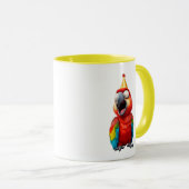 Perroquet qui se prend pour un clown. マグカップ (正面右)