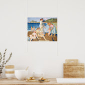 Perros Guirecモーリス・デニス絵画のバザース ポスター (キッチン)