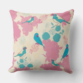 Perruches bleues クッション (正面)