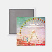 Perry Georgia National Fair マグネット (正面/裏面)