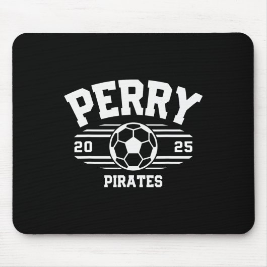 Perry Pirates サッカー ビル 2025 マウスパッド (正面)