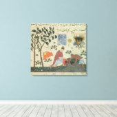 Pers 332コショウの木とコショウの準備 キャンバスプリント (インサイチュ (ウッドフロア))