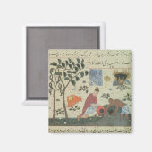 Pers 332コショウの木とコショウの準備 マグネット (正面/裏面)