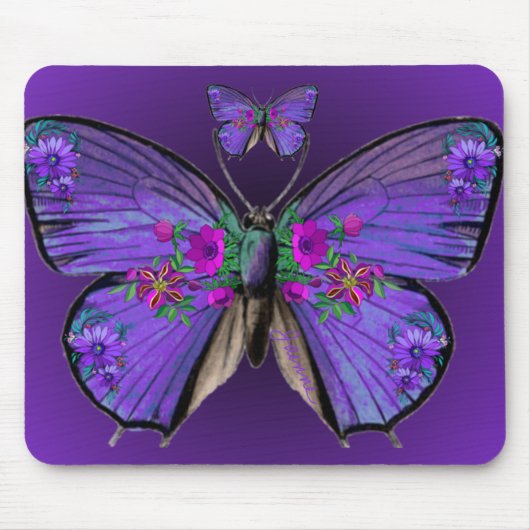 Persephoneの蝶マウスパッド マウスパッド (正面)