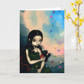 "Persephone"の挨拶状 カード (黄色い花)