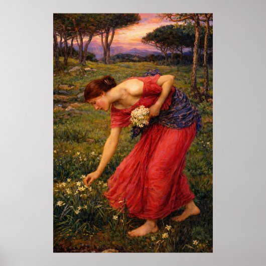 Persephone by John William Waterhouse ポスター (正面)