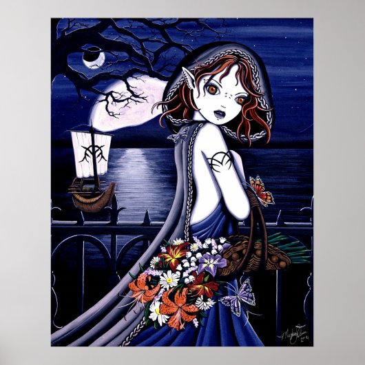 "Persephone" Dark Underworld Poster ポスター (正面)