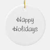 "persephone&hades"のタキシード猫のオーナメント セラミックオーナメント (裏面)