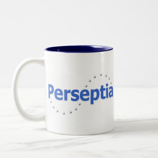 Perseptiaのdoble顔のマグ ツートーンマグカップ (左)