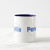 Perseptiaのdoble顔のマグ ツートーンマグカップ (中央)