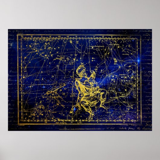 perseus constellation poster ポスター (正面)