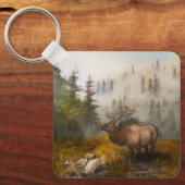 "Perseverance The Elk" キャビン キーホルダー (正面)