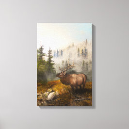"Perseverance The Elk" 12"x18" [明るく/小さめ] キャンバスプリント