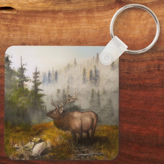 "Perseverance The Elk" Cabin キーホルダー (裏面)