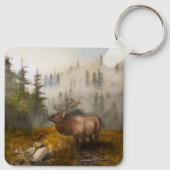 "Perseverance The Elk" Cabin キーホルダー (裏面)