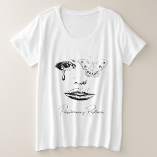 Perseverancia y Resiliencia プラスサイズTシャツ