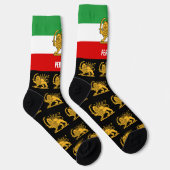 Persia Socks, Persian flag with Lion /Shah of Iran ソックス (右)