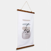 Persian Calligraphy الحمد لله Interior Accent 吊り下げ型タペストリー (傾斜あり)