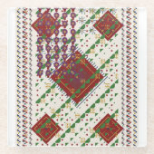Persian Carpet ガラスコースター (正面)