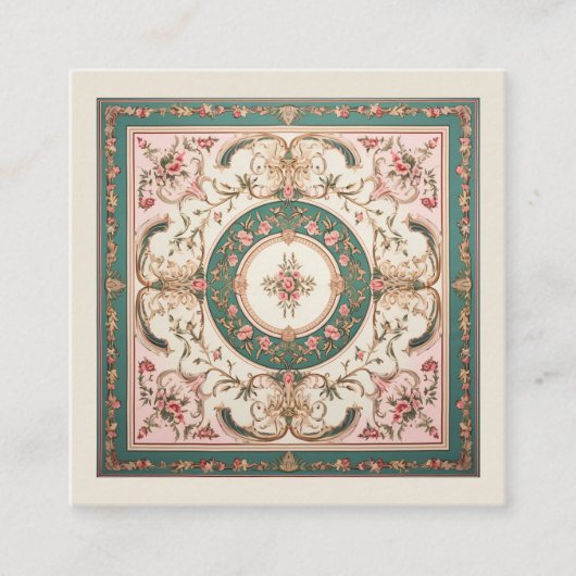 Persian Carpet Cleaning スクエア名刺 (正面)