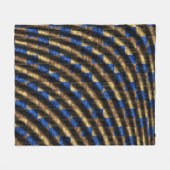 Persian Carpet Pattern  フリースブランケット (正面(横))