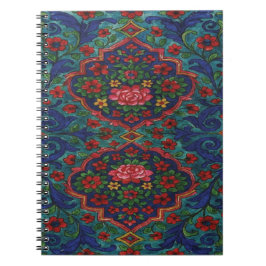 Persian Carpet Pattern Notebook – Elegant Traditio ノートブック