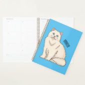 Persian cat cartoon illustration プランナー手帳 (ディスプレー)
