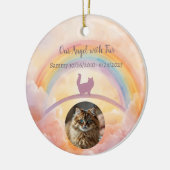 Persian Cat Ceramic Pet Memorial Ornament セラミックオーナメント (左)