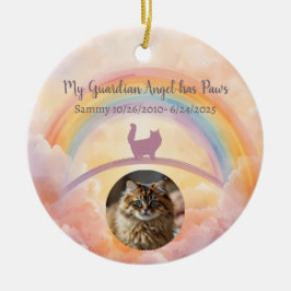 Persian Cat Ceramic Pet Memorial Ornament セラミックオーナメント