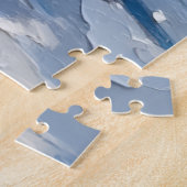 Persian Cat Christmas Red Truck Holiday ジグソーパズル (側面)