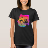 Persian Cat Cute Rainbow Cats Graphic Kitten Tシャツ (正面)