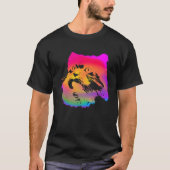 Persian Cat Cute Rainbow Cats Graphic Kitten Tシャツ (正面)
