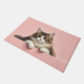 Persian Cat Doormat Art ドアマット (アングル)