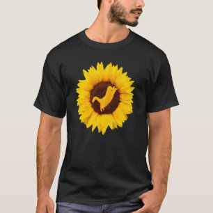Persian Cat For Women Men Kitty Kitten Sunflower Tシャツ