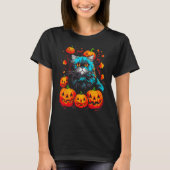 Persian Cat Halloween Tシャツ (正面)