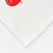 Persian Cat Heart Tree Valentines Day  フリースブランケット (角)