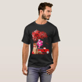Persian Cat Heart Tree Valentines Day  Tシャツ (正面フル)