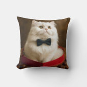 Persian Cat In a Heart Candy Box クッション (正面)