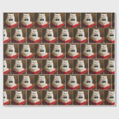 Persian Cat in a Valentine Box ラッピングペーパー (フラット)