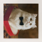 Persian Cat In Valentine Candy Box ジグソーパズル (横)