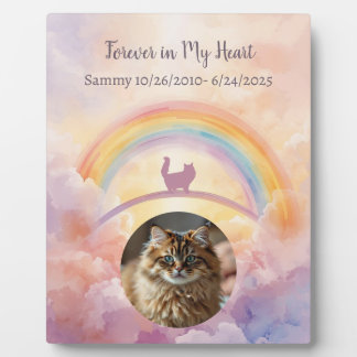 Persian Cat Pet Memorial Photo Plaque フォトプラーク