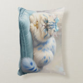 Persian Cat Pillow アクセントクッション (正面(垂直))