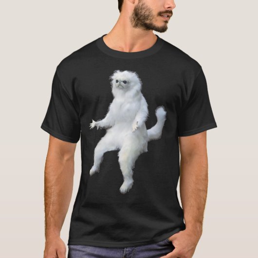 Persian Cat Room Guardian Meme Classic T-Shirt Tシャツ (正面)