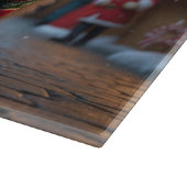 Persian Cats Christmas Snow Holiday カッティングボード (角)