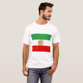 Persian Lion And Sun Flag Crown Iranian Patriotic Tシャツ (正面フル)