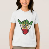 Persian Lion Shaka Hand トライブレンドＴシャツ (正面)