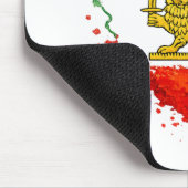 Persian Lion & Sun Mouse Pad | Iran Map Desk Mat | マウスパッド (コーナー)