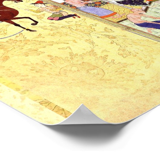 Persian Miniature: The Dervish in the Hammam ポスター (角)